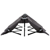 Sun Lounger Grey 47762