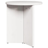 Coffee Table 2 pcs White Solid Pine wood 873551