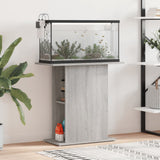Aquarium Stand Grey Sonoma 75x36x72.5 cm Engineered Wood 833653