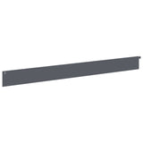 Lawn Edging 10 pcs 102 x 10 x 4 cm Steel Anthracite 8008748