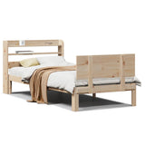 Bed Frame with Headboard without Mattress 90x200 cm 3306821