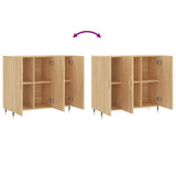 Sideboard Sonoma Oak 90x34x80 cm Engineered Wood 828087
