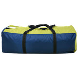 Camping Tent 6 Persons Blue and Yellow 93185