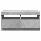 TV Cabinet with LED Lights Concrete Grey 80x35x40 cm 804449