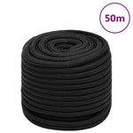 ZNTS Boat Rope Full Black 16 mm 50 m Polypropylene 152520