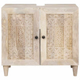 Bathroom Cabinet Wall-mounted with Door White 62 x 33 x 58 cm 4018135