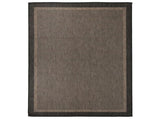 Outdoor Flatweave Rug 160x230 cm Dark Brown 340846