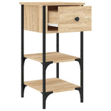 ZNTS Bedside Cabinets 2 pcs Sonoma Oak 34x36x70 cm Engineered Wood 825976