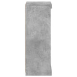 Sideboard with LED Lights Concrete Grey 41x37x100 cm 836731