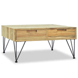 Coffee Table 80x80x40 cm Solid Teak 244574