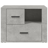 ZNTS Bedside Cabinet Concrete Grey 60x36x45 cm Engineered Wood 816740