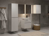 Bathroom Cabinet Set 5 pcs White Engineered Wood 3407351