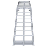 Motorcycle Ramp Folding Silver 180 x 28 x 5 cm Aluminium 42021088