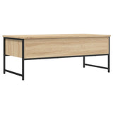 Coffee Table Sonoma Oak 101x49x39.5 cm Engineered Wood 837738