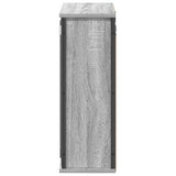 Bathroom Wall Cabinet with Mirror Grey Sonoma 50x21x60 cm 861905