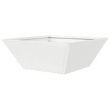 Garden Planter 5 pcs White 40 x 40 x 15 cm Cold-rolled Steel 873813