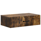 Wall-Mounted Side Table Smoked Oak 59 x 34.5 x 17 cm 898660