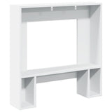 Fireplace Surround White 81x18x82 cm Engineered Wood 854598