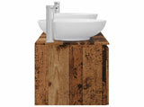 Bathroom Cabinet Set 3 pcs Old Wood 49.5 x 44.5 x 65 cm 3405695