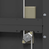 Storage Cabinet Black 60 x 40 x 140 cm Steel 891736