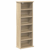 CD Cabinet 2 pcs Sonoma Oak 32 x 17 x 92 cm Engineered Wood 8012751