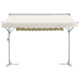 Free Standing Awning 3x3 m Cream 143744