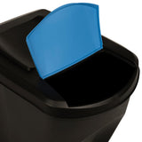 Stackable Dustbins 3 pcs Anthracite 75 L 316184