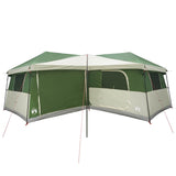 Family Tent with Rainfly Water-Resistant 14-Person Green 42042222