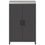 Kitchen Storage HATTEM Black 60 x 50 x 92 cm Steel 874989