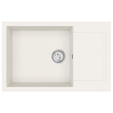 Sink White 780 x 500 mm 80% Quartz and 20% Resin 42028403