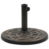 Parasol Base Round Polyresin 11 kg Bronze 45201