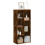 Bookcase Smoked Oak 50x25x105 cm Engineered Wood 852793