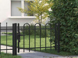 Single Door Fence Gate BOXTEL with Hoop Top 100 x 75 cm 144361
