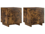 Bedside Cabinet 2 pcs Smoked Oak 33.5 x 34.5 x 50 cm 8011416