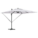 Roma Parasol Beige 286 x 284 x 270 cm Aluminium and Polyester 42003351