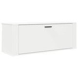 Wall Shoe Cabinet White 100x35x38 cm Engineered Wood 821020