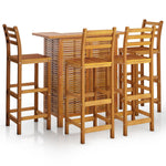 5 Piece Garden Bar Set Solid Wood Acacia 3115999