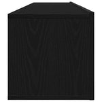 TV Cabinet Set 2 pcs Black oak 100 x 30 x 30 cm Engineered wood 3333055