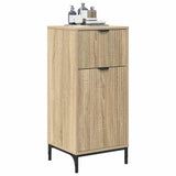 Bathroom Cabinet with Drawer Sonoma Oak 39.5 x 36 x 88 cm 883396