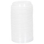 ZNTS Paper Coffee Cup Lids Ø90 mm 12oz and 16oz 1000 pcs White Plastic 4102804