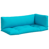 Pallet Cushions 3 pcs Turquoise Oxford Fabric 360965