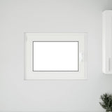 Basement Window RISOR 80x60 cm Tilt&Turn DIN Left White 4108311