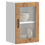 Kitchen Wall Cabinet with Glass Door Porto Old Wood 854015