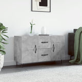 Sideboard Concrete Grey 100x36x60 cm Engineered Wood 828168