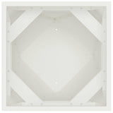Planter 2 pcs White 40 x 40 x 75 cm Steel 883783