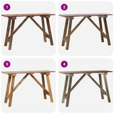 Console Table 130x40x80 cm Mixed Recycled Wood 283916