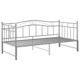 Sofa Bed Frame Grey Powder-coated metal 206.5 x 185 x 89.5 cm 324784