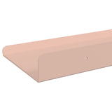 Floating Shelf Wall-mounted 4 pcs Pink 100 x 9 x 2.5 cm Steel 8003987