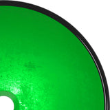 Basin Tempered Glass 42x14 cm Green 345264