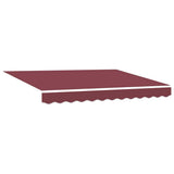 Awning Replacement Fabric Burgundy Red 280 x 195 cm Polyester 42000443